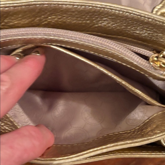 Michael Kors Metallic Gold Mini Bag - Picture 14 of 16